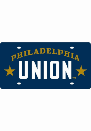 Philadelphia Union Team Logo Navy Car Accessory License Plate
