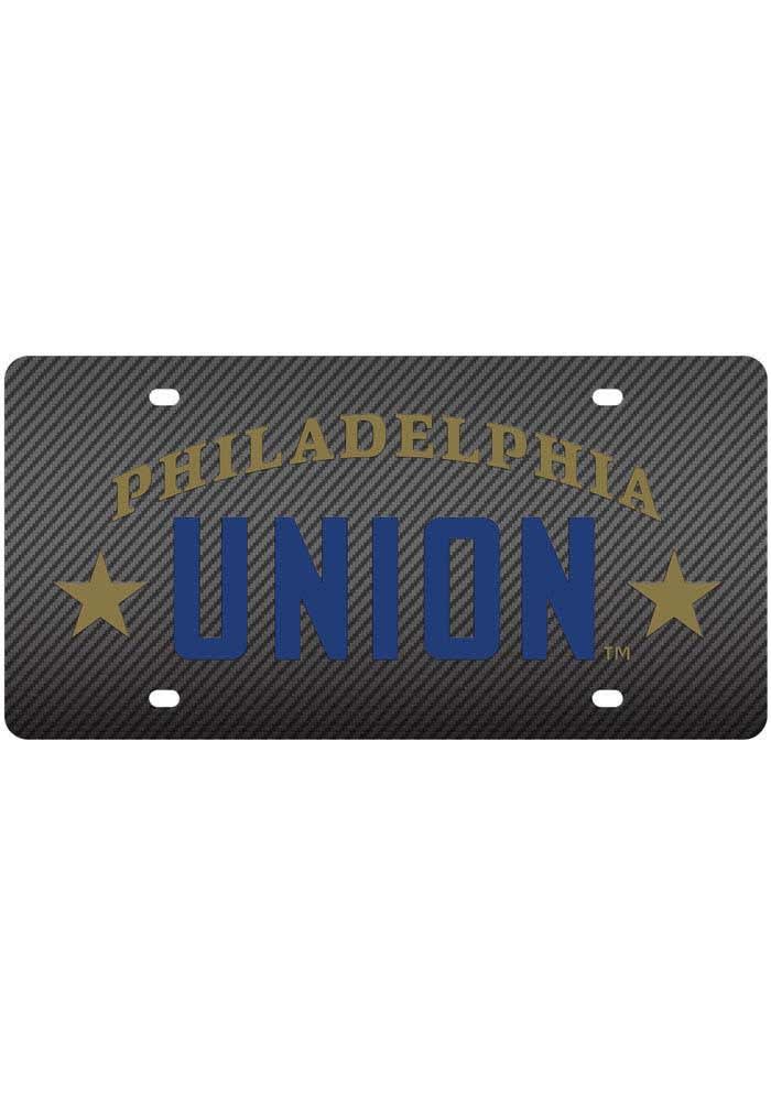 Philadelphia Union Carbon Fiber Car Accessory License Plate
