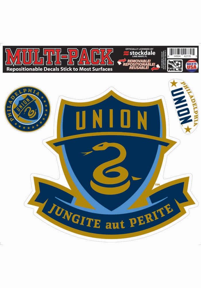 Philadelphia Union 12x12 Mulit Pack Auto Decal - Navy Blue