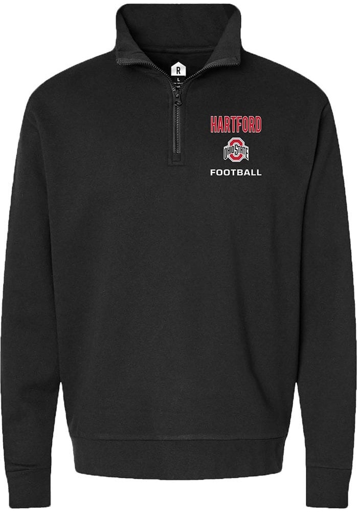 Malik Hartford Ohio State Buckeyes Mens NIL Embroidered Pullover BLACK