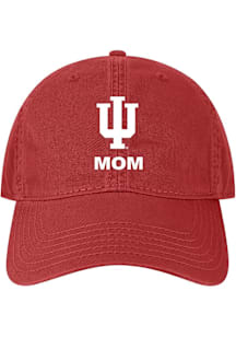 Indiana Hoosiers Mom Twill Adjustable Hat - Red