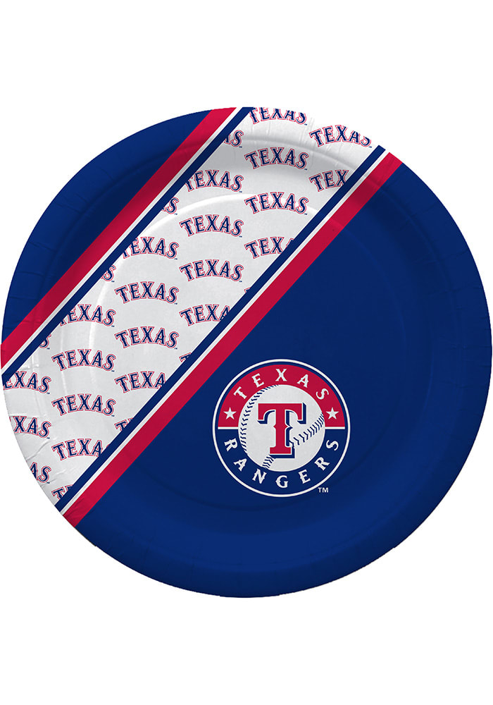 Texas Rangers 20 PK Paper Plates