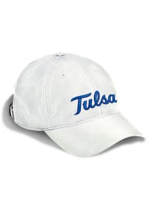 Adidas Tulsa Golden Hurricane Performance Slouch Adjustable Hat - White