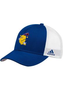 Adidas Tulsa Golden Hurricane Structured Adjustable Mesh Designed Adjustable Hat - Blue