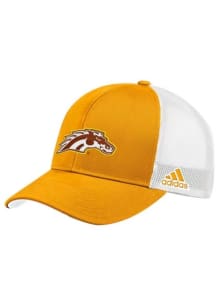 Adidas Gold Western Michigan Broncos Structured Adjustable Mesh Adjustable Hat