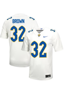 Truitt Brown  Mens White Pitt Panthers Football Name And Number Football Jersey