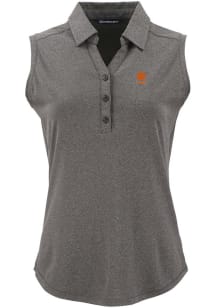 Cutter and Buck Clemson Tigers Womens Black Alumni Forge Eco Polo Shirt