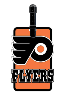 Philadelphia Flyers Orange Rubber Luggage Tag