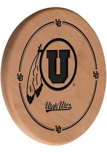 Utah Utes Laser Engraved Sign - Brown