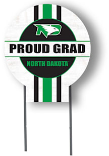 North Dakota Fighting Hawks KH Sports Fan 20x20 Circle Yard Sign with Stakes Proud Grad Yard Sign..