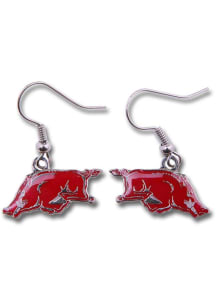 Arkansas Razorbacks Logo Dangle Womens Earrings