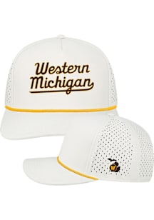 Western Michigan Broncos White Cut Above Adjustable Adjustable Hat