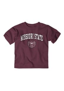 Missouri State Bears Toddler Maroon Arch Mascot Short Sleeve T-Shirt