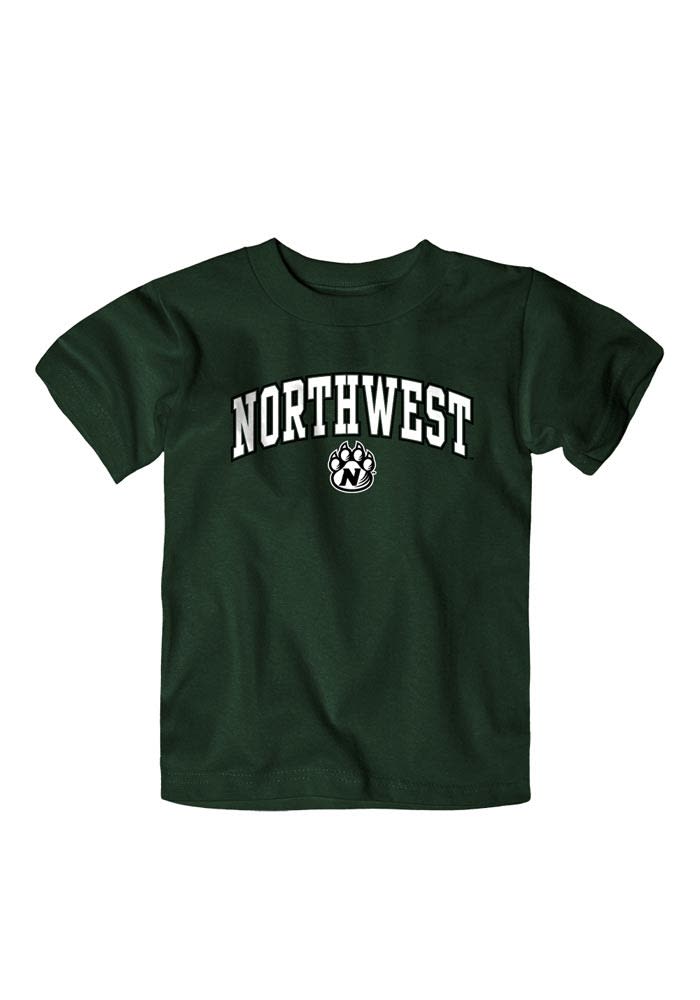 Northwest Missouri State Bearcats Toddler Green Arch Mascot Short Sleeve T-Shirt