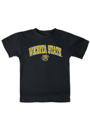 Wichita State Shockers Infant Arch Mascot Short Sleeve T-Shirt Black