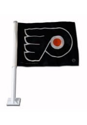 Philadelphia Flyers 11x14 Black Car Flag - Black