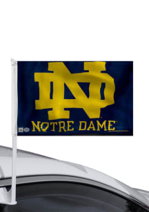 Notre Dame Fighting Irish 11x15 Car Flag - Navy Blue