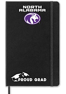 North Alabama Lions Proud Grad team logo Notebook and Folder - Black