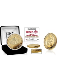 Gold Ohio State Buckeyes 2024 Football National Champions Gold Plated Coin