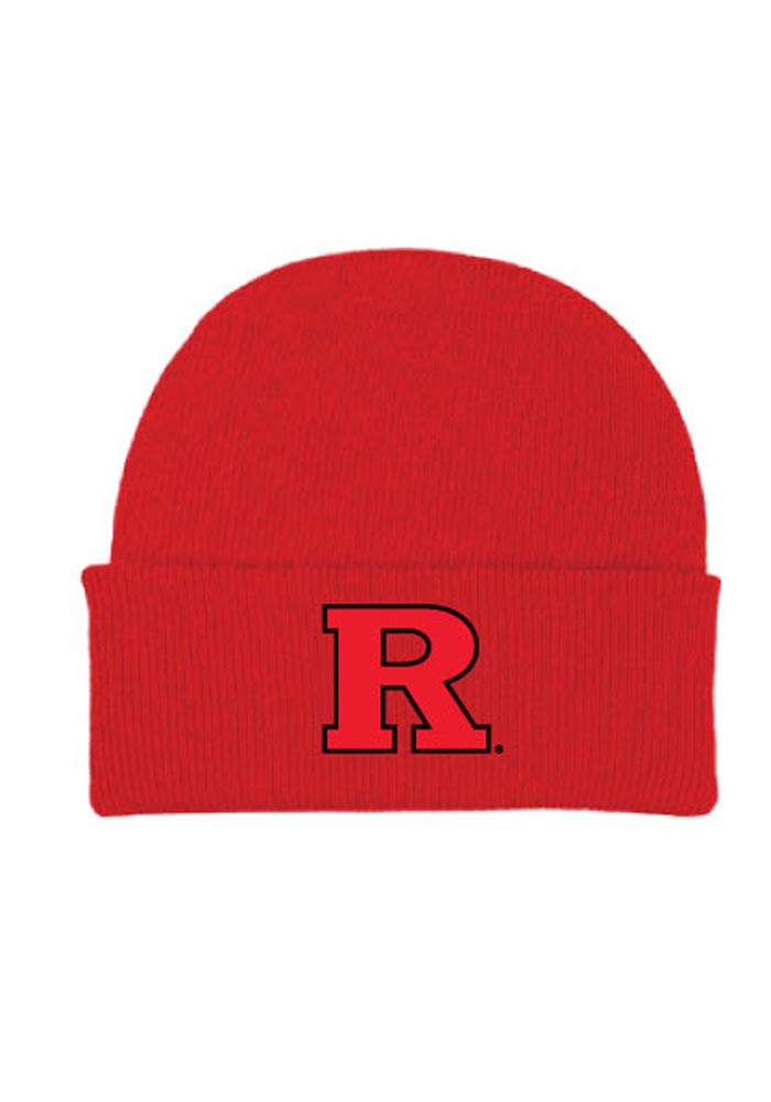 Rutgers Scarlet Knights Red Cuffed Newborn Knit Hat