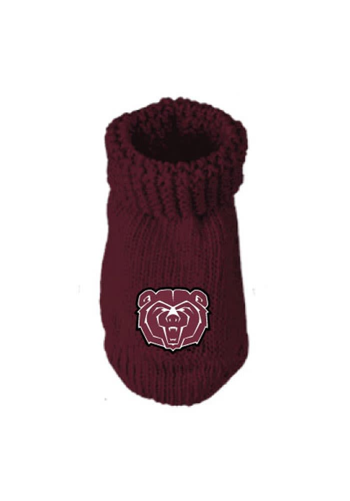 Missouri State Bears Knit Baby Bootie Boxed Set