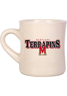 Maryland Terrapins 12oz Diner Ceramic Mug - White