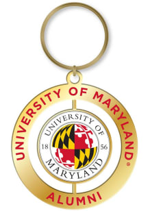 Red Maryland Terrapins Alumni Spinner Keychain