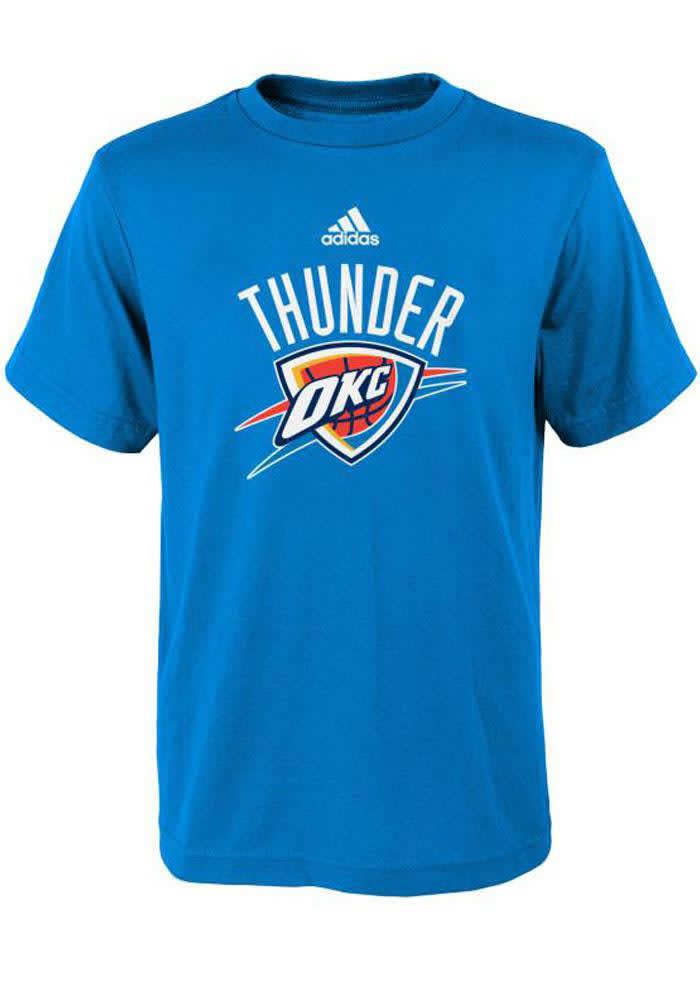 Oklahoma City Thunder Toddler Blue Primary Logo Short Sleeve T-Shirt