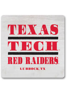 Texas Tech Red Raiders Club Wood Magnet