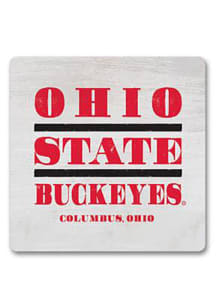 Ohio State Buckeyes Club Wood Magnet