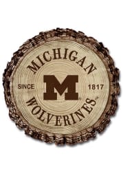 Michigan Wolverines Barky Wood Magnet
