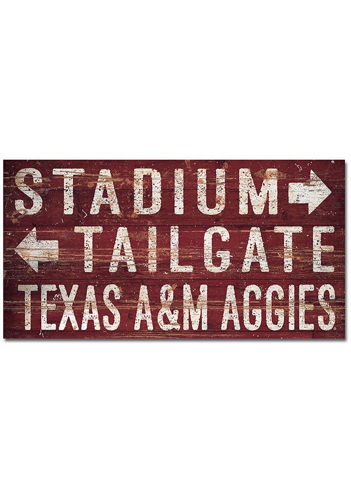 Texas A&M Aggies Plank Sign Sign