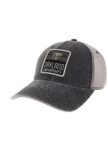 Oakland University Golden Grizzlies Dashboard Trucker Adjustable Hat - Black