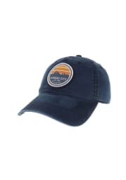Kansas City Circle Gradient Patch Washed Adjustable Hat - Navy Blue