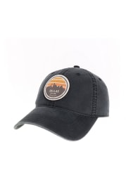 Texas Circle Gradient Patch Washed Adjustable Hat - Black
