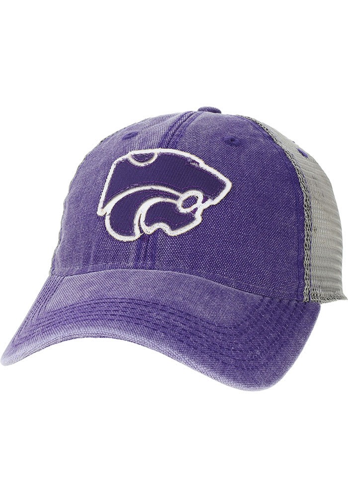 K-State Wildcats Dashboard Trucker Adjustable Hat - Purple