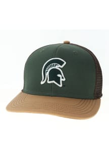 Michigan State Spartans Green Mid-Pro Trucker Adjustable Hat