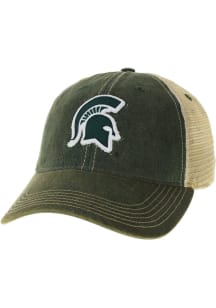 Michigan State Spartans Old Favorite Trucker Adjustable Hat - Green