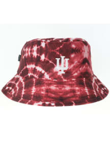 Indiana Hoosiers Red Tie Dye Mens Bucket Hat