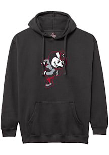 Ohio State Buckeyes Mens Black Brutus Long Sleeve Hoodie