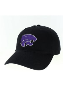 K-State Wildcats Black Relaxed Twill Adjustable Hat