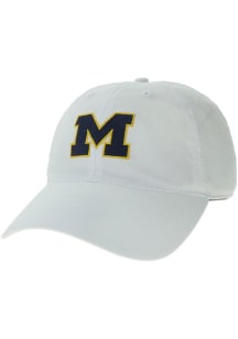 Michigan Wolverines White Cool Fit Adjustable Hat