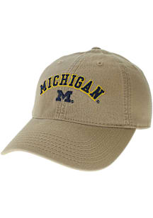 Michigan Wolverines Relaxed Twill Adjustable Hat - Tan
