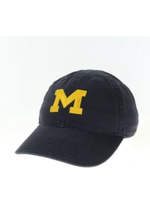 Relaxed Twill Michigan Wolverines Baby Adjustable Hat - Navy Blue