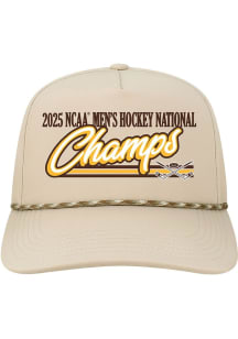 Western Michigan Broncos 2025 Hockey National Champs Caddy Adjustable Hat - White