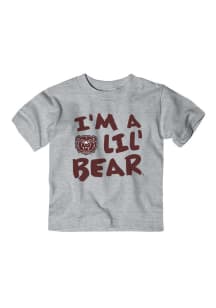 Missouri State Bears Toddler Grey Lil Bear Short Sleeve T-Shirt
