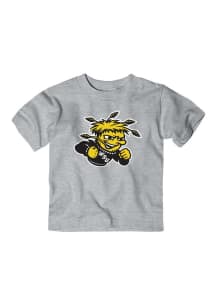 Wichita State Shockers Toddler Grey Mascot Short Sleeve T-Shirt