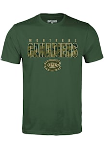 Levelwear Montreal Canadiens Olive Richmond Protect Short Sleeve T Shirt