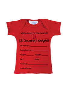 Rutgers Scarlet Knights Infant Keepsake Short Sleeve T-Shirt Red