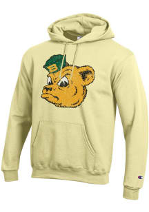 Champion Baylor Bears Mens Yellow Vintage Logo Long Sleeve Hoodie